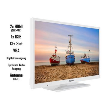 Telefunken XH24N550M-W LCD-LED Fernseher (60 cm/24 Zoll, HD-ready, Triple-Tuner, USB-Mediaplayer, CL)