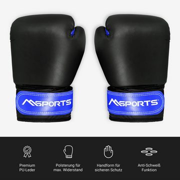 MSports® Boxsack Boxset Boxsack Set Professional 12 kg inkl. Boxhandschuh und Tasche - Medium -