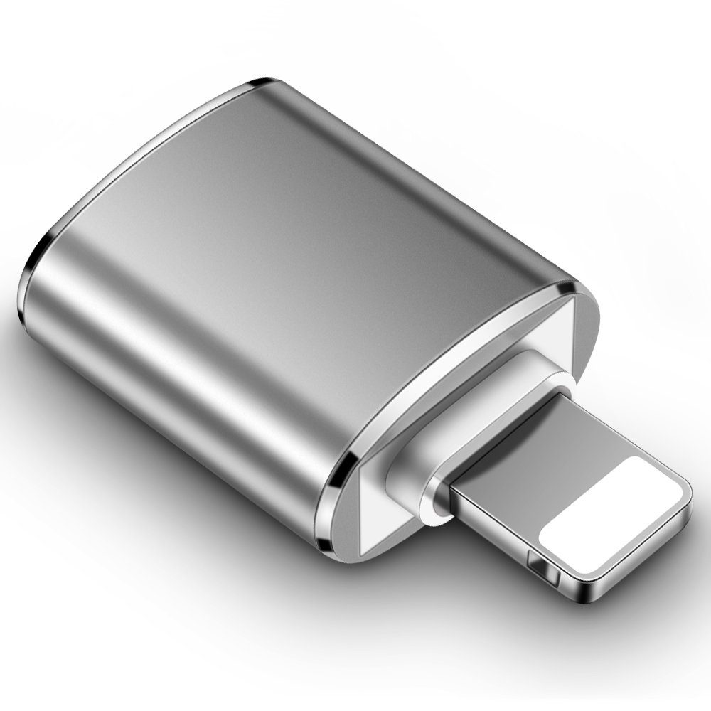 TradeNation USB A 3.0 auf Lightning Перехідники OTG iPhone iPad USB-Stick Daten Laden Smartphone-Adapter Lightning zu USB 3.0 Typ A, Schnelles Laden, Plug & Play, USB 3.0