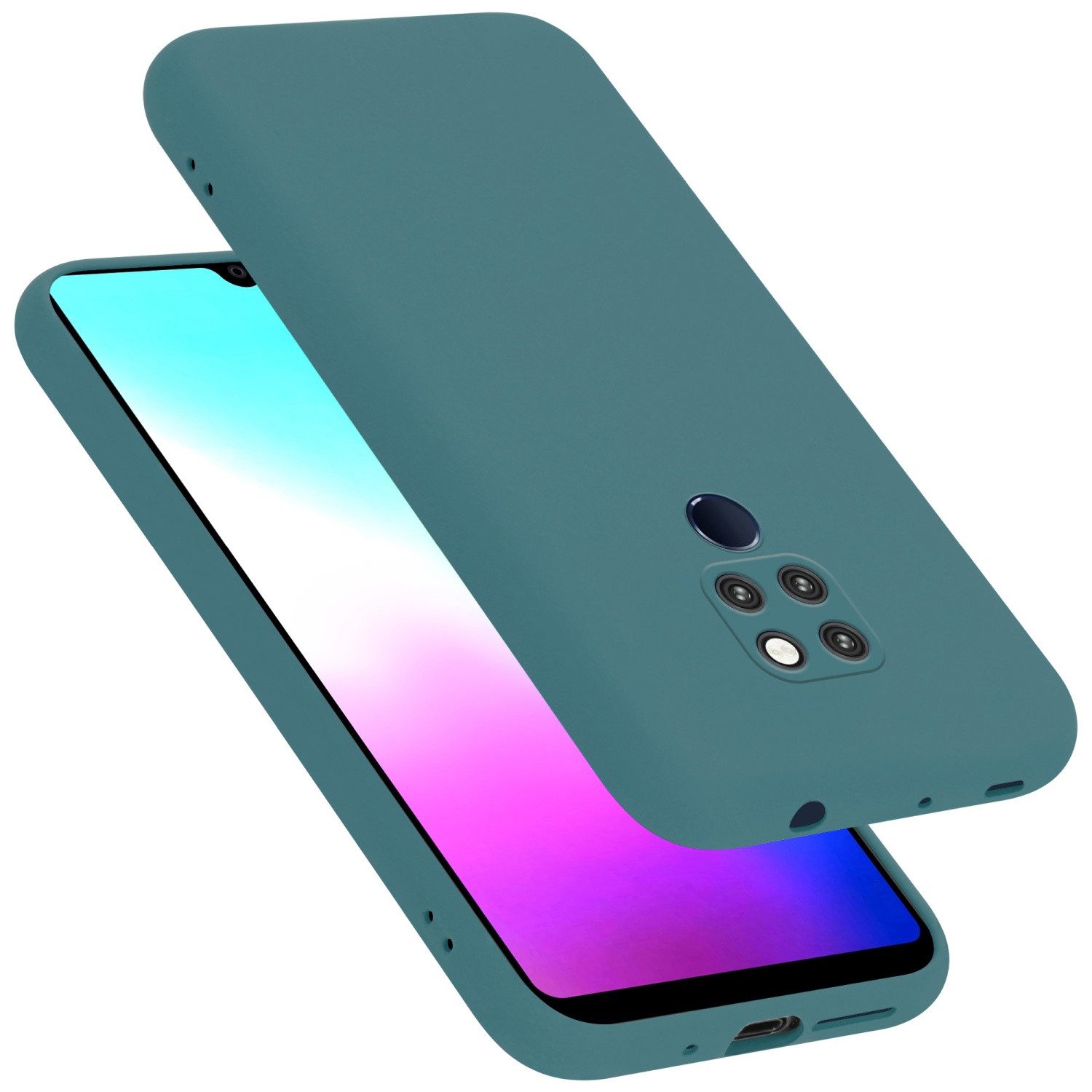 Cadorabo Handyhülle für Huawei MATE 20 Hülle Huawei MATE 20, Flexible Hülle TPU Silikon Schutzhülle Back Cover Case