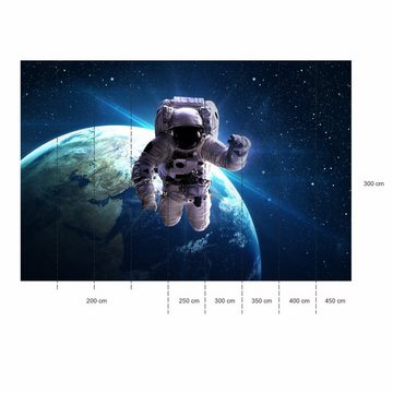 nikima Fototapete Astronaut Weltall Vliestapete Kinderzimmer, foto, inkl. Kleister