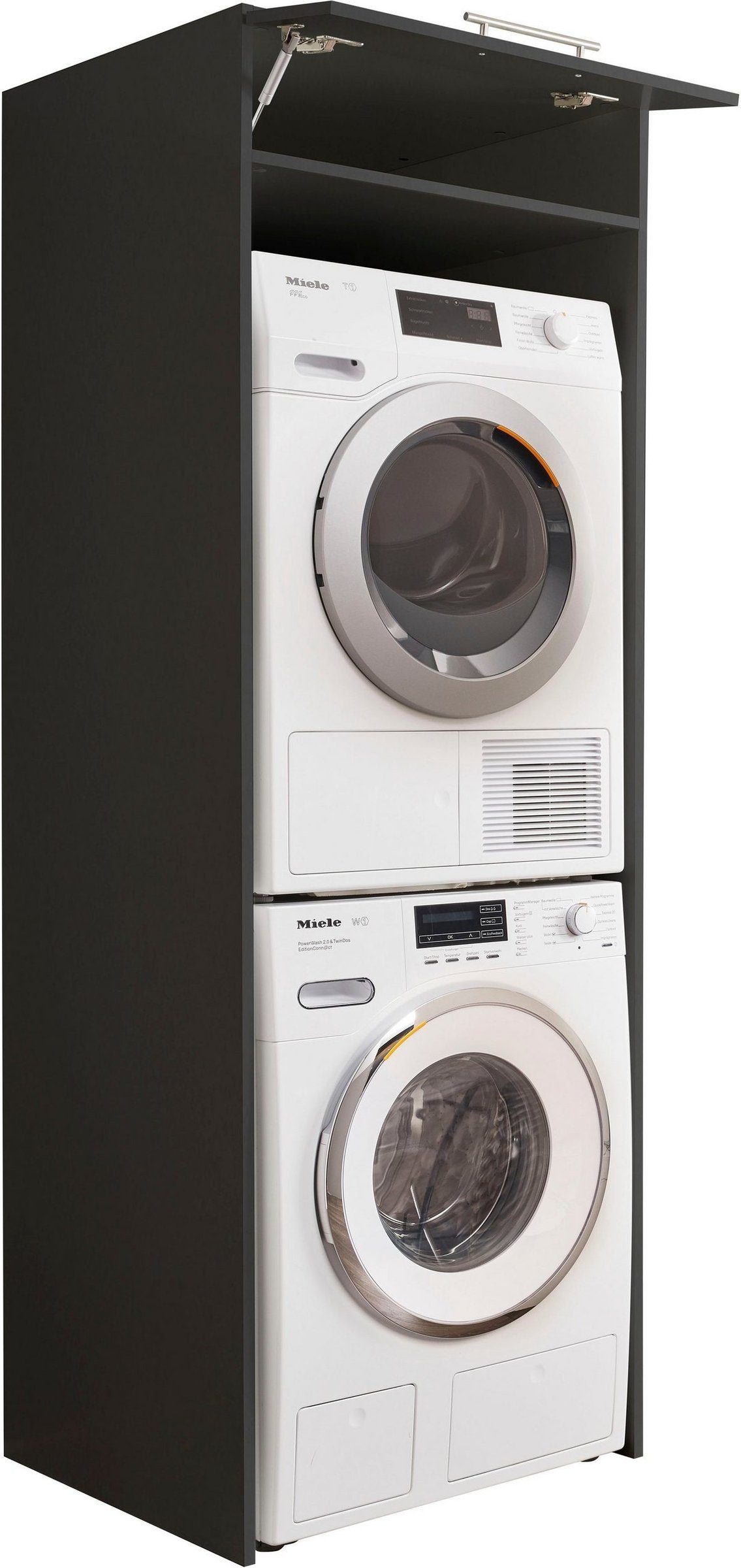 freiraum Waschmaschinenumbauschrank LAUNDREEZY in anthrazit - günstig online kaufen