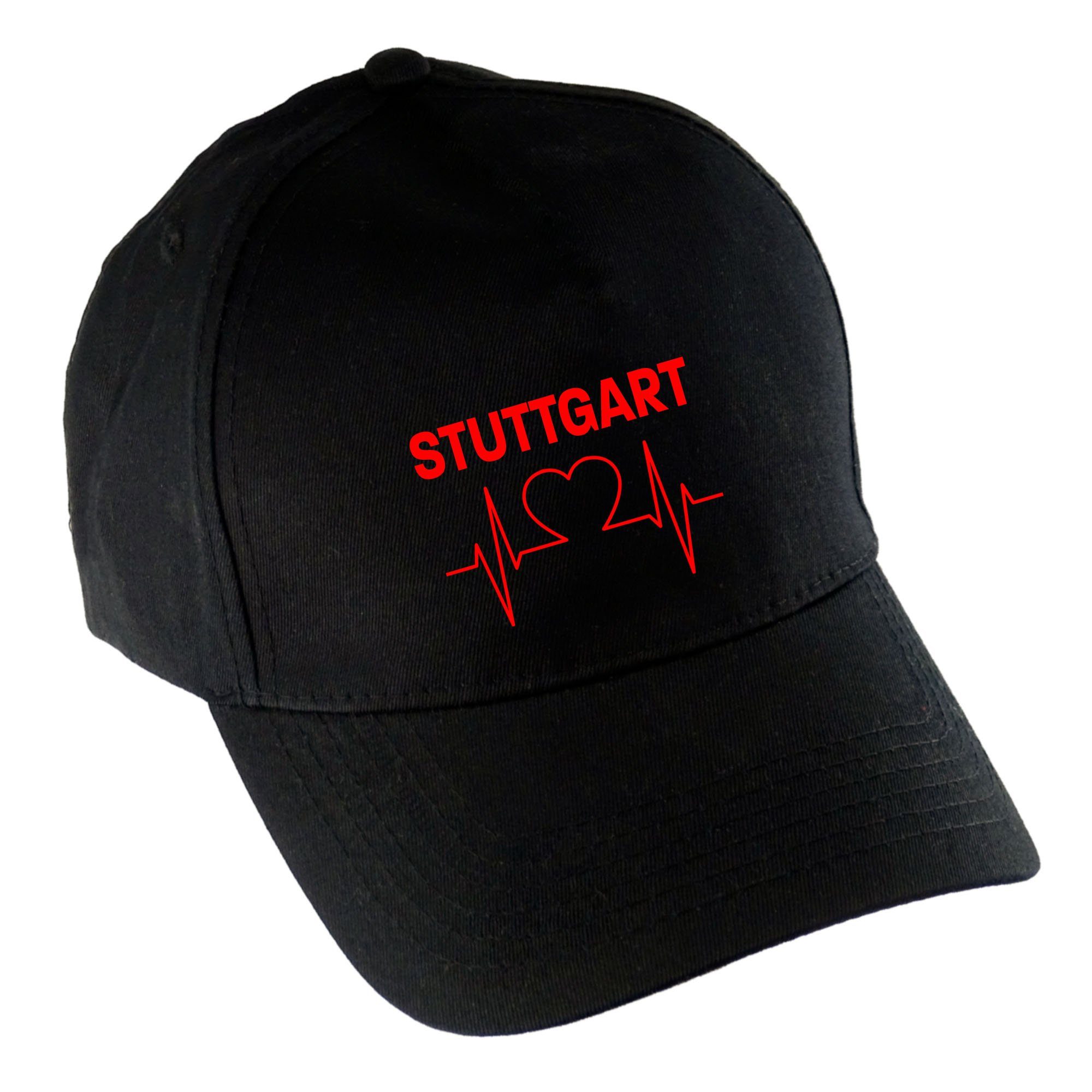multifanshop Baseball Cap Stuttgart - Herzschlag - Mütze