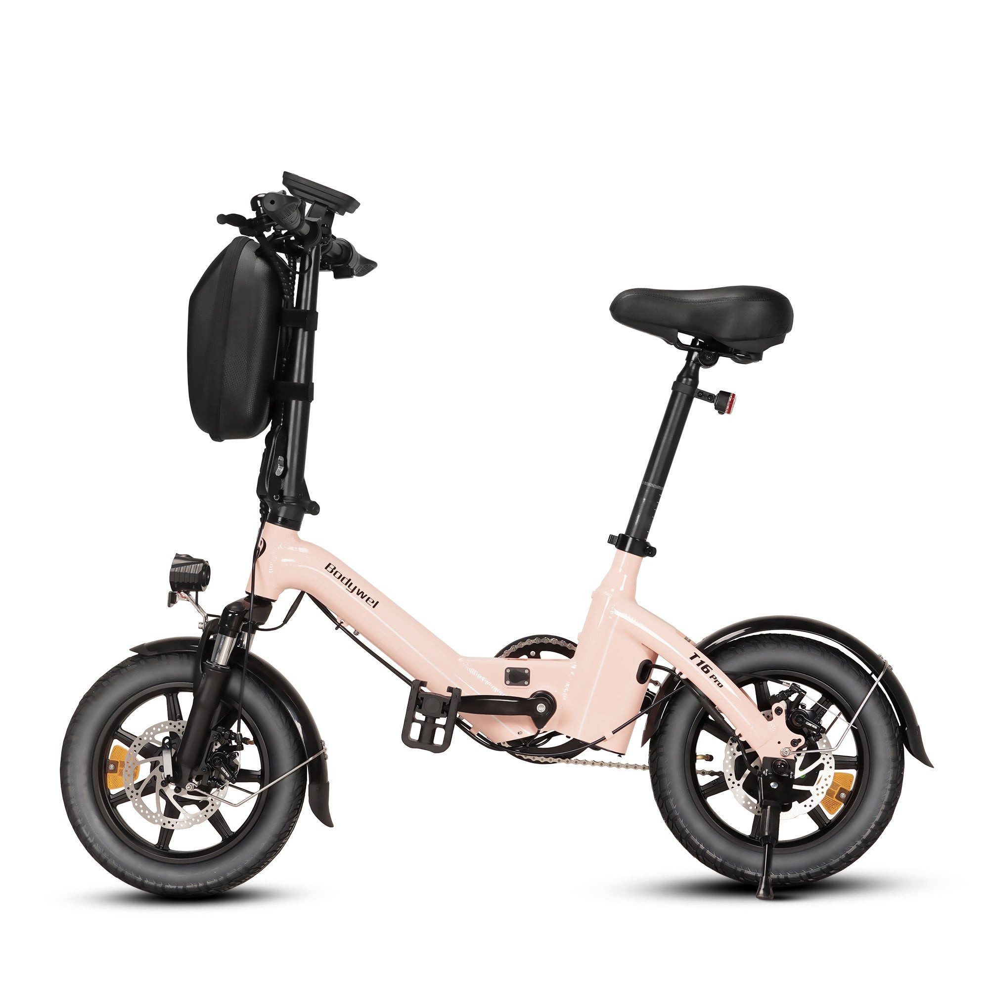 ESKUTE F100 Mini E-Bike Klappbar - 14 Zoll, 60 Km Reichweite, USB-Ladung