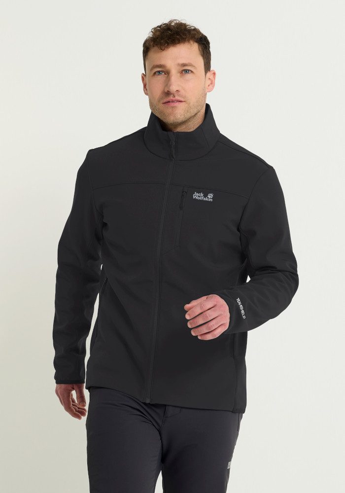 Jack Wolfskin Outdoorjacke WILD WINDS JKT M mit flexiblem Obermaterial aus Polyester und Elasthan