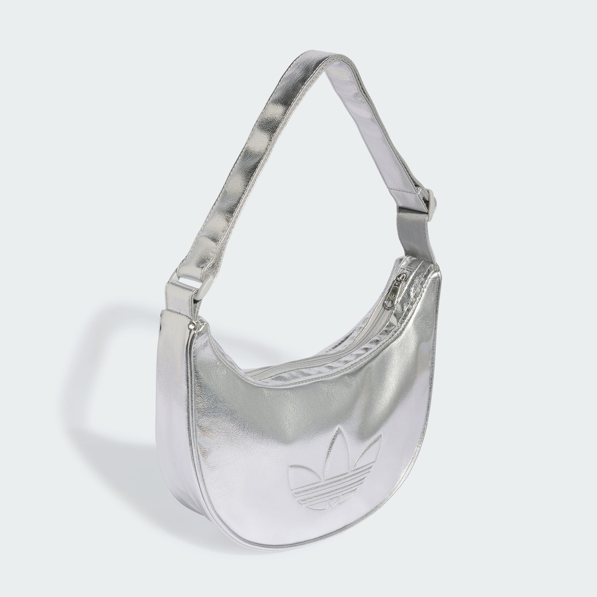 adidas Originals Schultertasche ADICOLOR TASCHE, METALLIC-PU, HALBMONDFÖRMIG (1-tlg)
