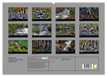 CALVENDO Wandkalender Naturpark Teutoburger Wald - Silberbach (Premium, hochwertiger DIN A2 Wandkalender 2023, Kunstdruck in Hochglanz)