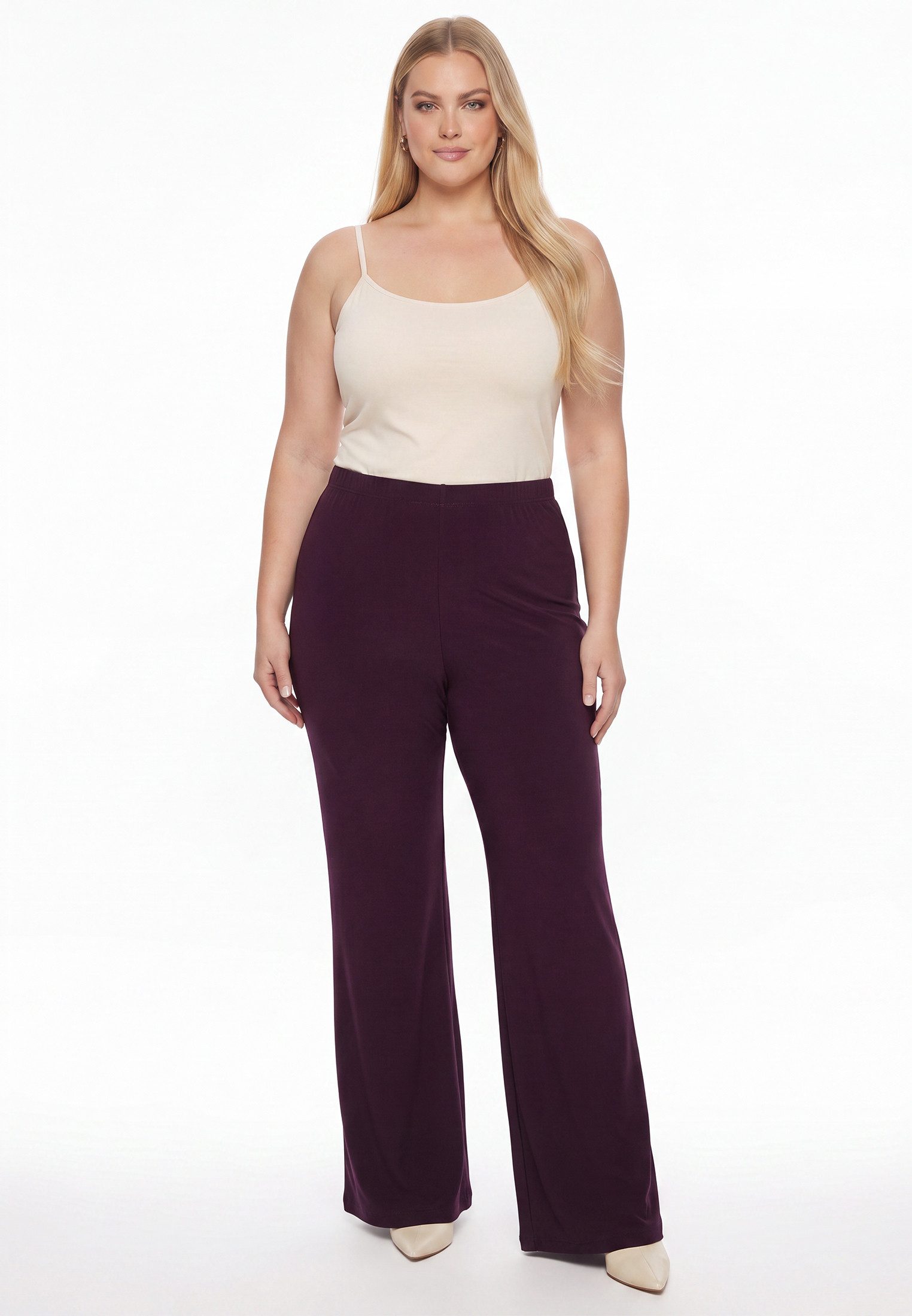 YOEK Bootcuthose Damen Hose Flare Fit