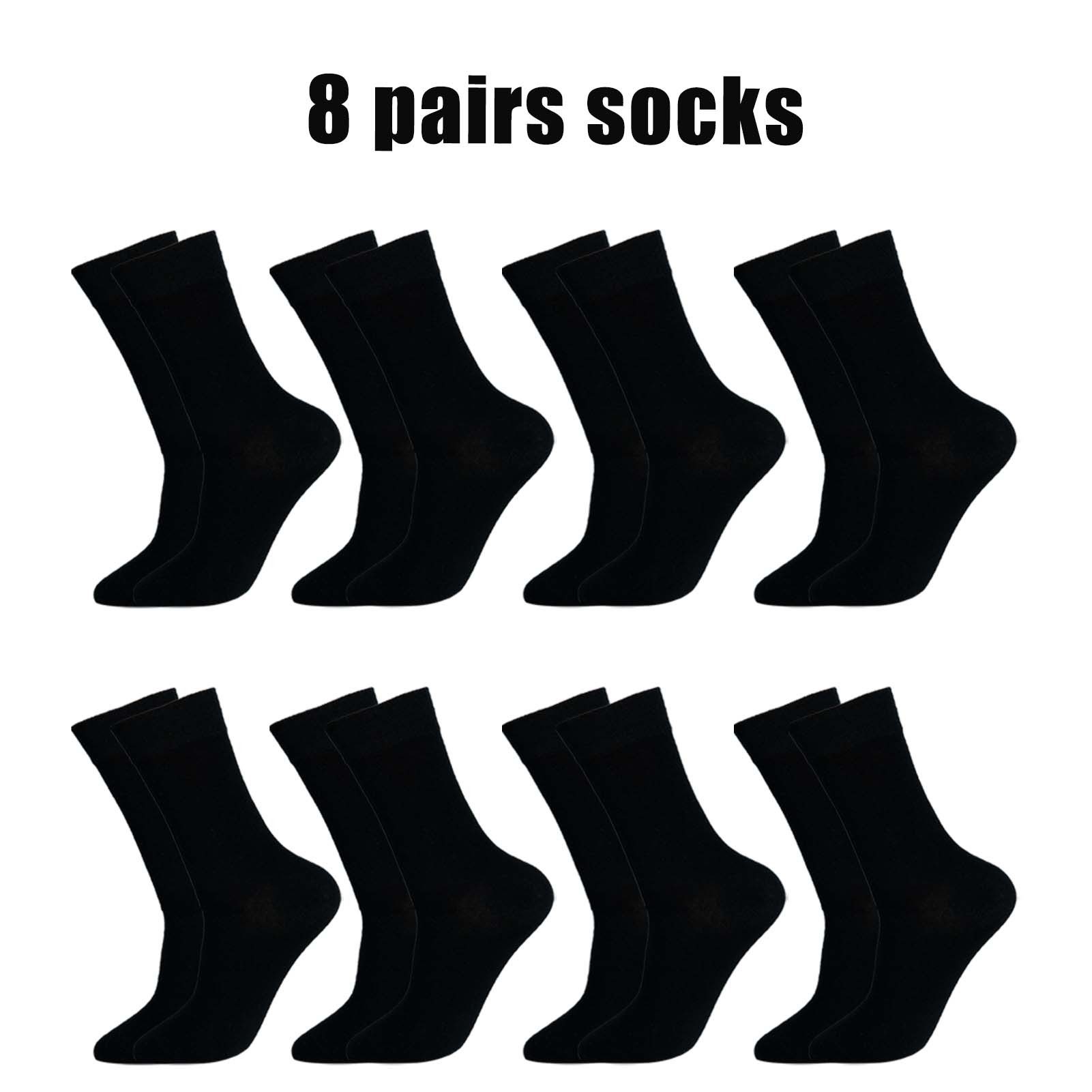 Yalion Socken Basicsocken Businesssocken Weiche Baumwolle Premium Business Socken (8-Paar)