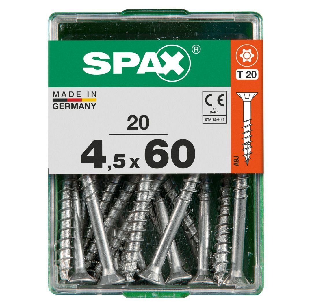 SPAX Holzbauschraube Spax Universalschrauben 4.5 x 60 mm TX 20 - 20