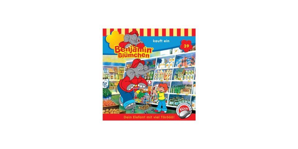 Hörspiel-CD Benjamin Blümchen 039 - kauft ein