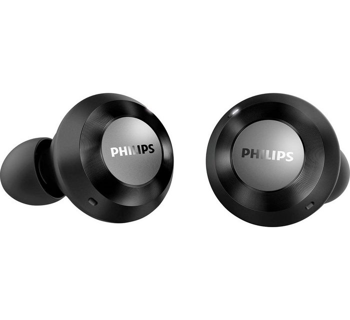 Philips TAT8505BK/00 In-Ear-Kopfhörer (Active Noise Cancelling (ANC) True Wireless integrierte Steuerung für Anrufe und Musik Sprachsteuerung Google Assistant AVRCP Bluetooth A2DP Bluetooth HSP)