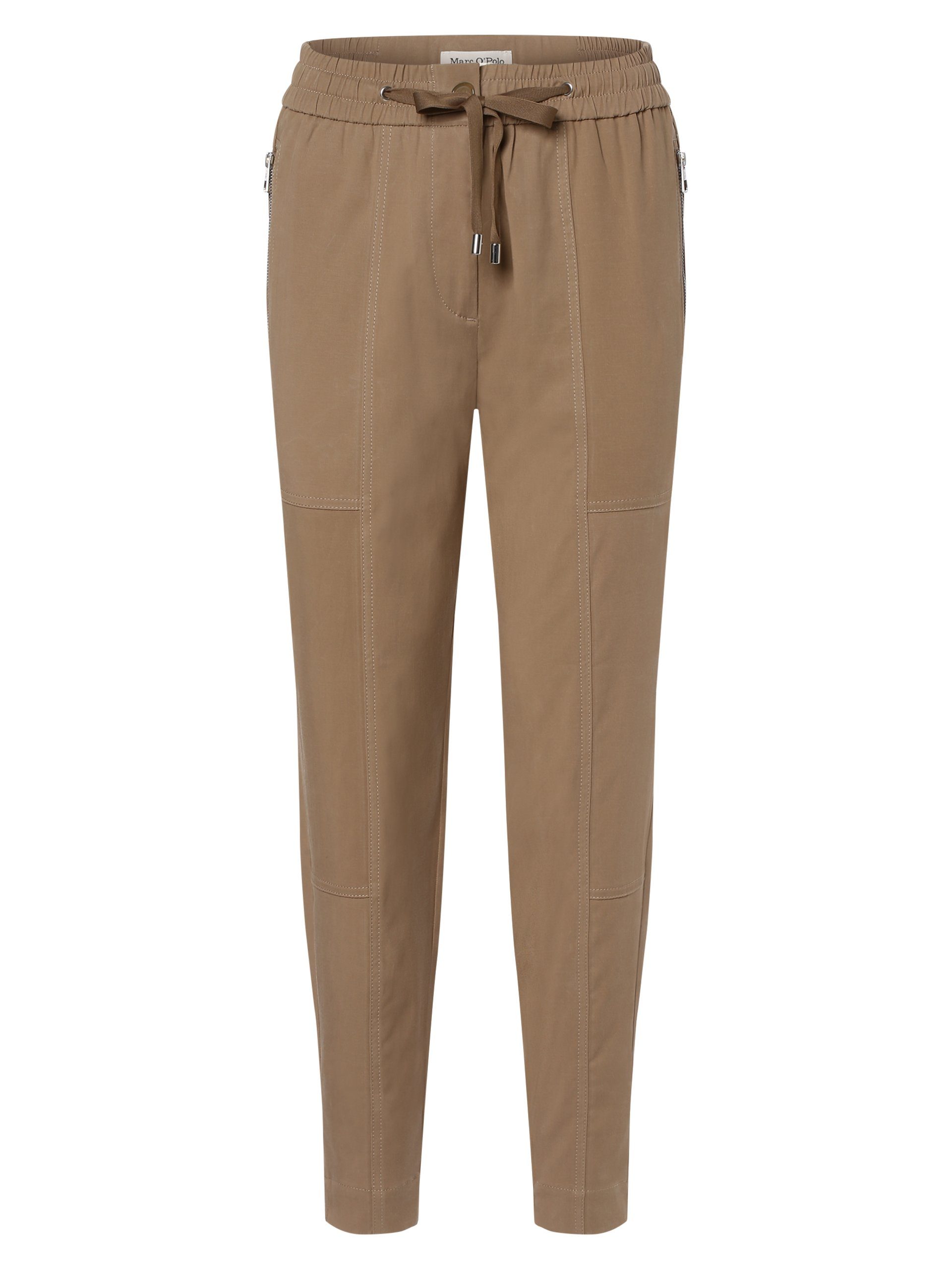 beige Bundfaltenhose Marc Lontta O'Polo