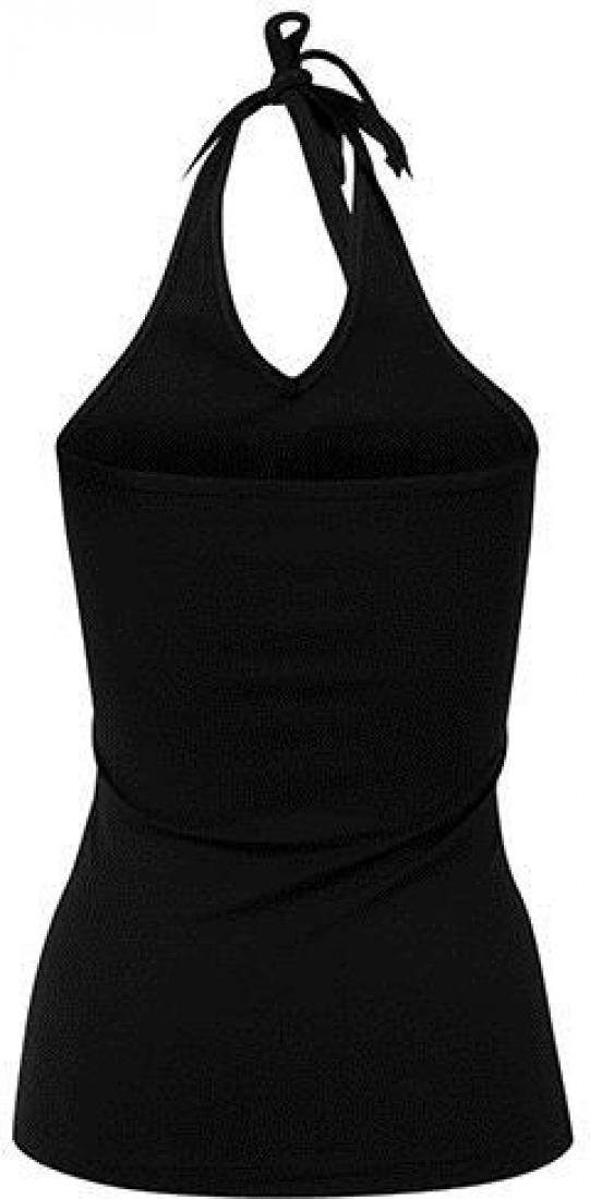 Build Your Brand Tanktop Damen Neckholder Shirt / Stretch-Jersey tailiert