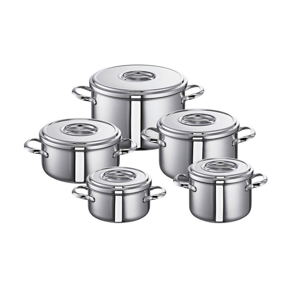 SCHULTE-UFER Topf-Set Topf-Set 5-tlg. Romana i, Edelstahl 18-10 (5-tlg., 5-tlg)