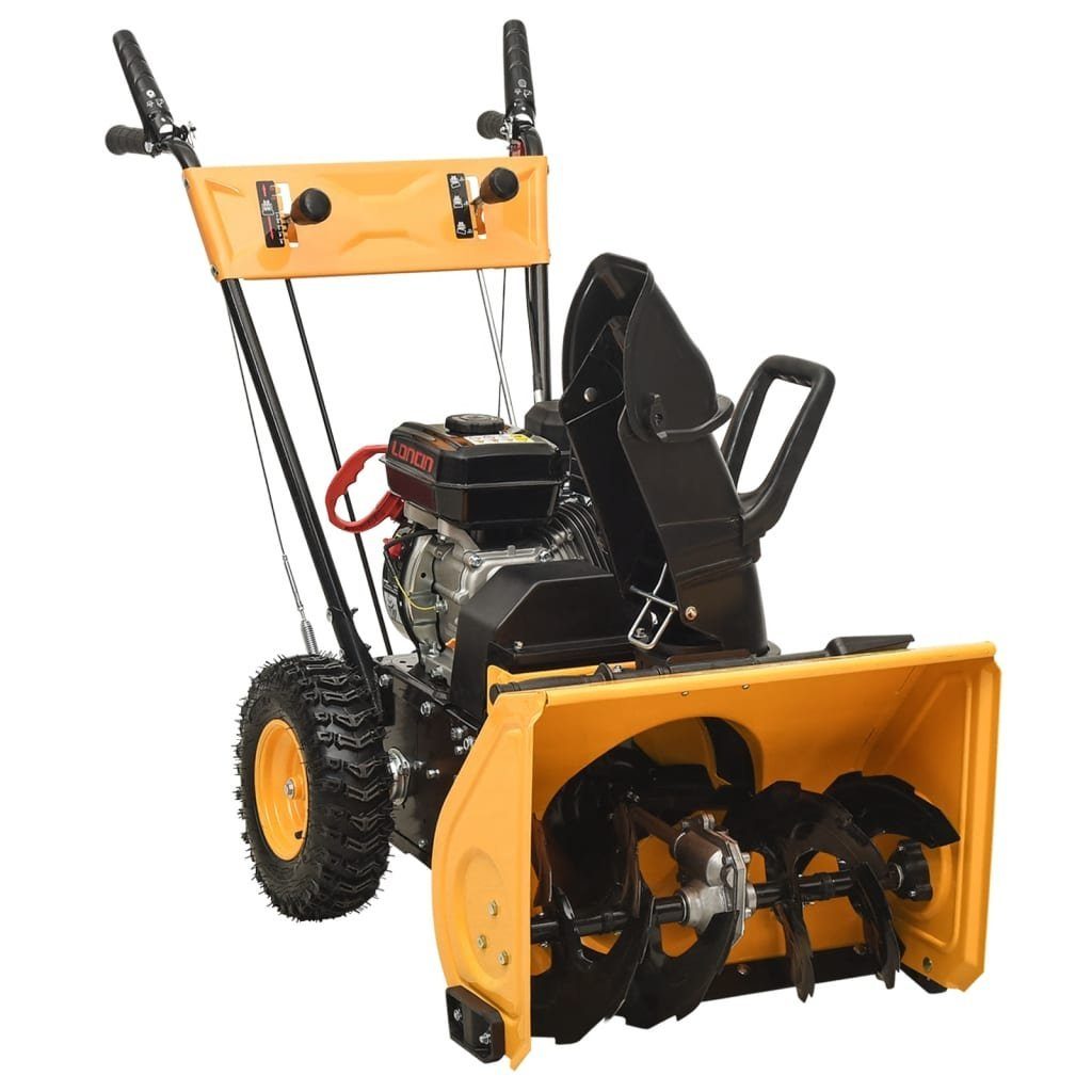 vidaXL Kehrmaschine PS Kehrmaschine Set 6,5 Schneefräse und 4-in-1 Benzinbetrieben