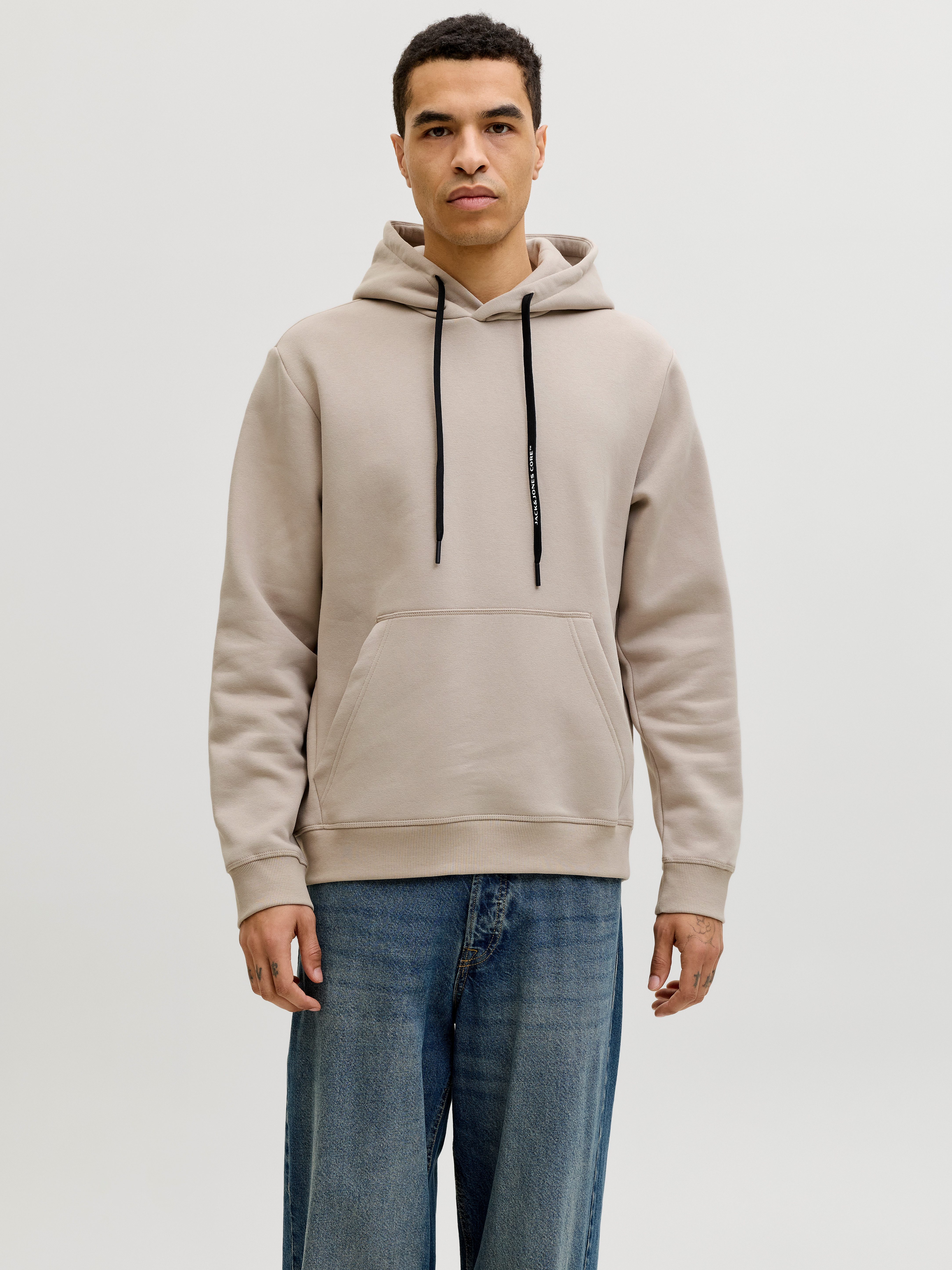 Jack & Jones Kapuzensweatshirt JCOFUSION SWEAT BADGE HOOD