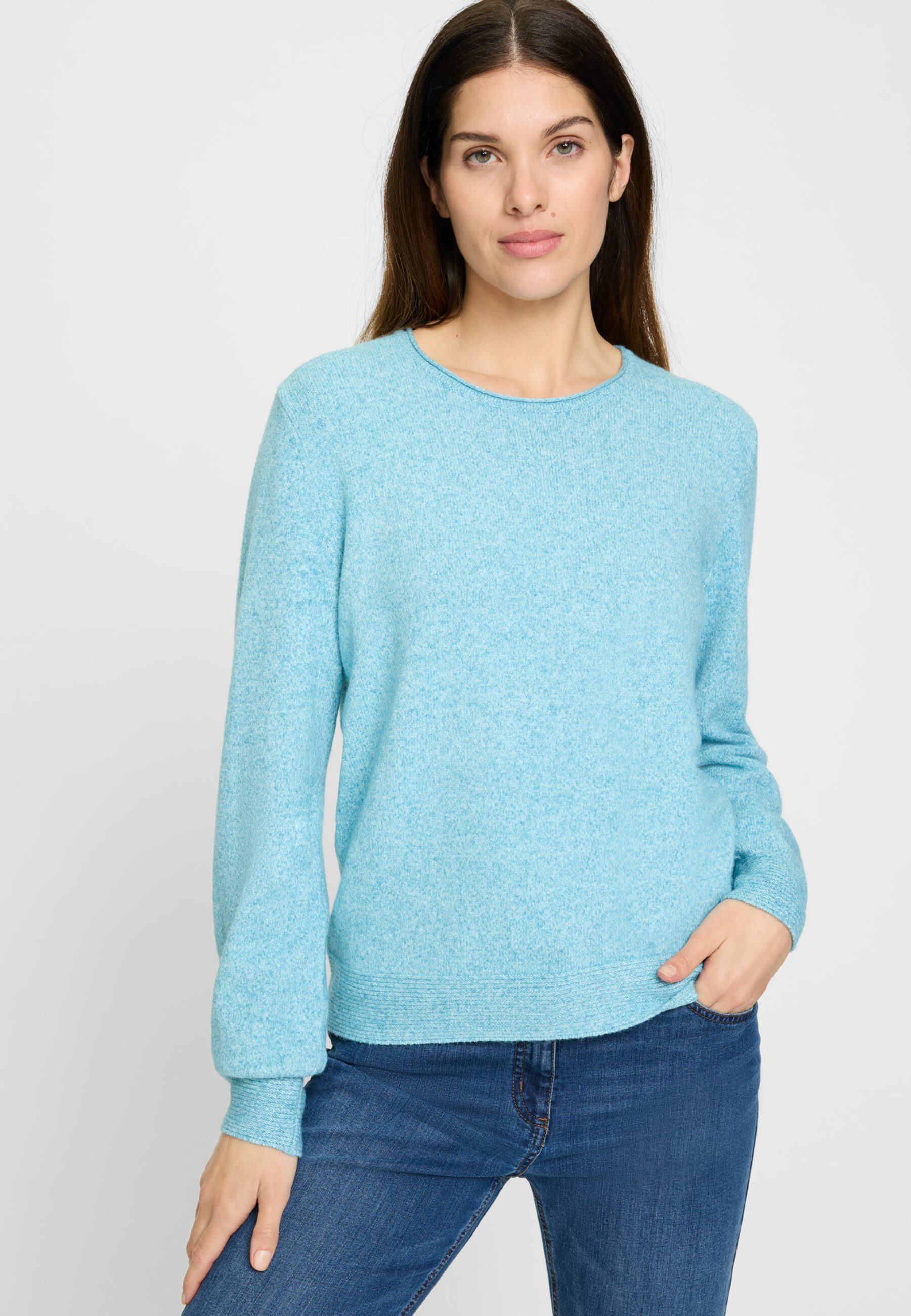 Strickpullover Pullover mit langen Ärmeln