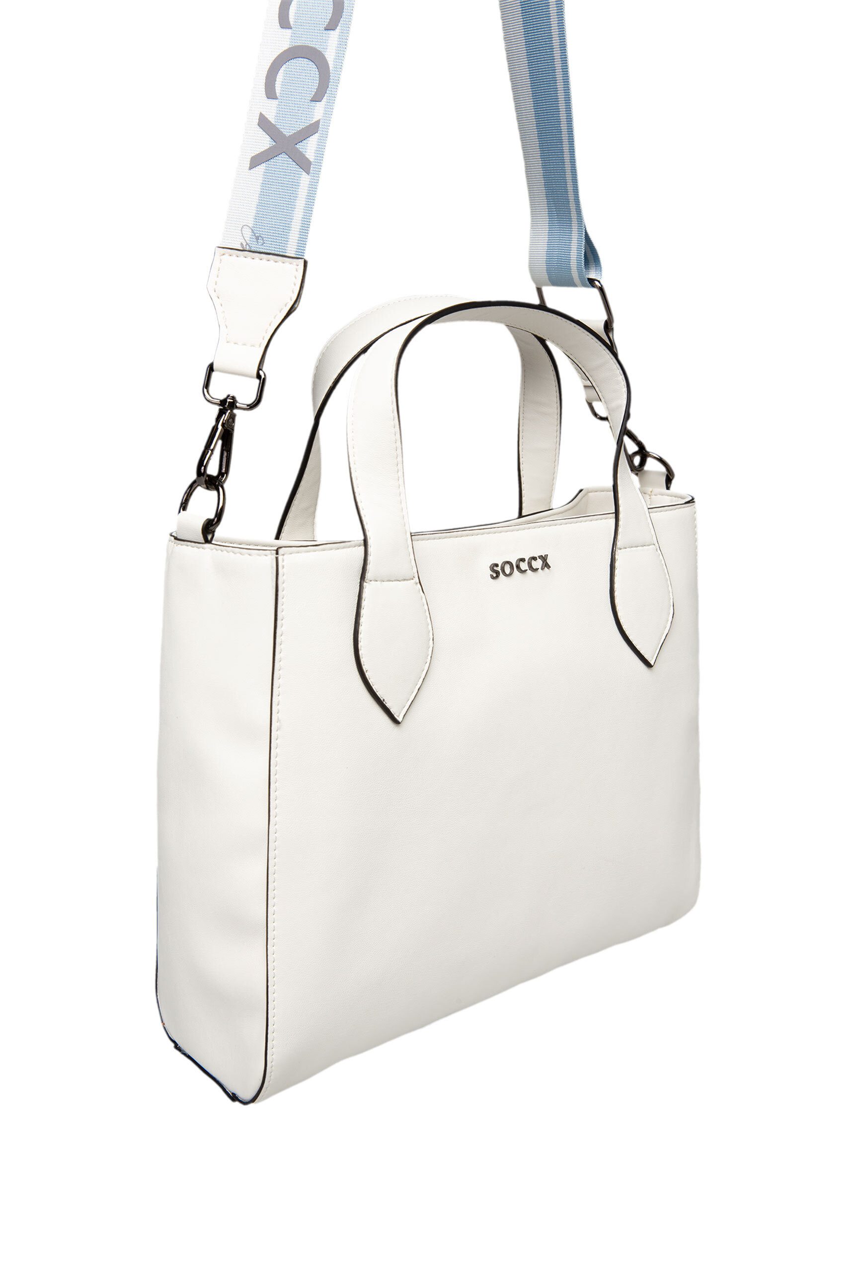 SOCCX Henkeltasche, mit vielen Innenfächern