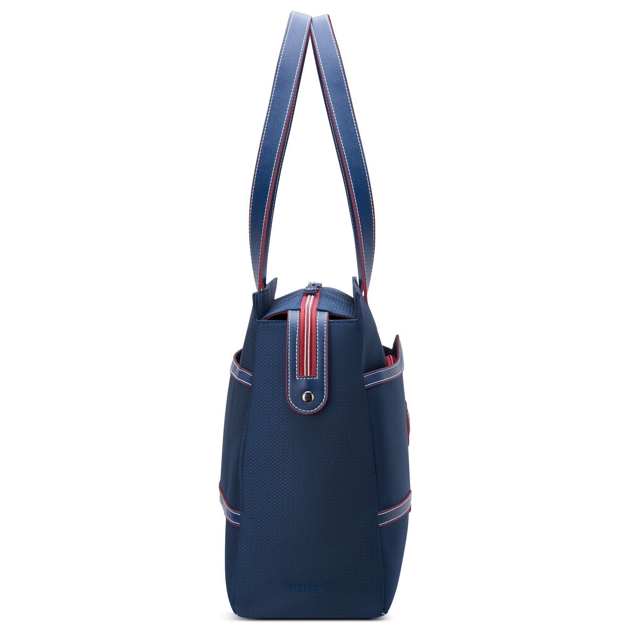 Polyester Chatelet Schultertasche Delsey 2.0, Air blau