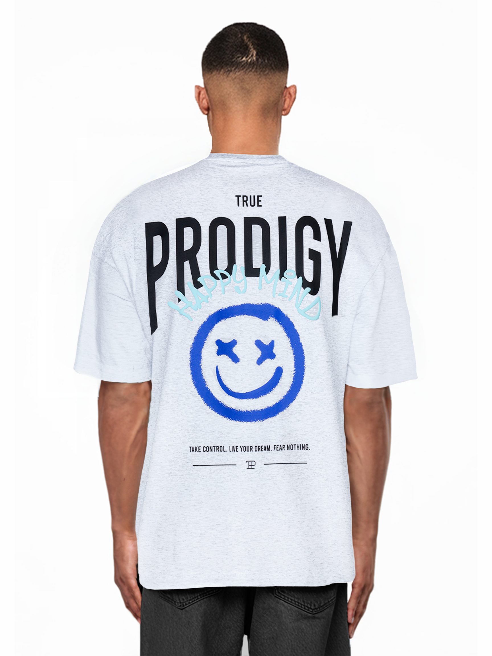 trueprodigy Oversize-Shirt Hajin Logoprint Rundhals dicker Stoff günstig online kaufen