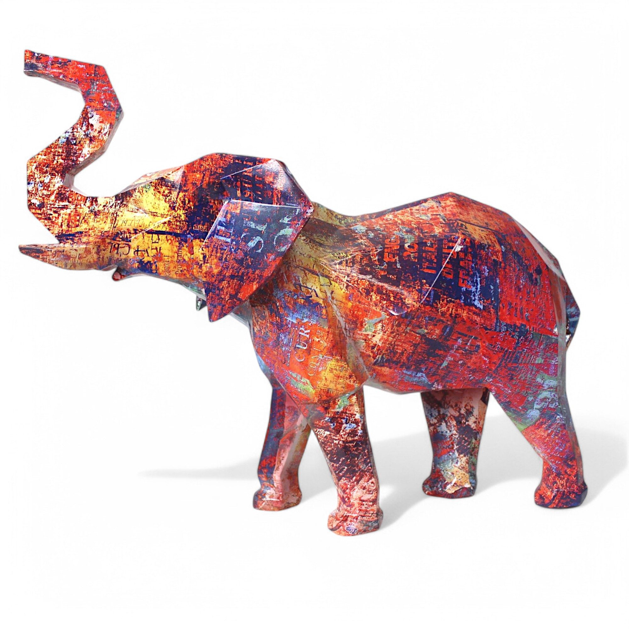 Arnusa Dekofigur Elefant 38 cm Modernes Pop Art und Graffiti Design geometr günstig online kaufen