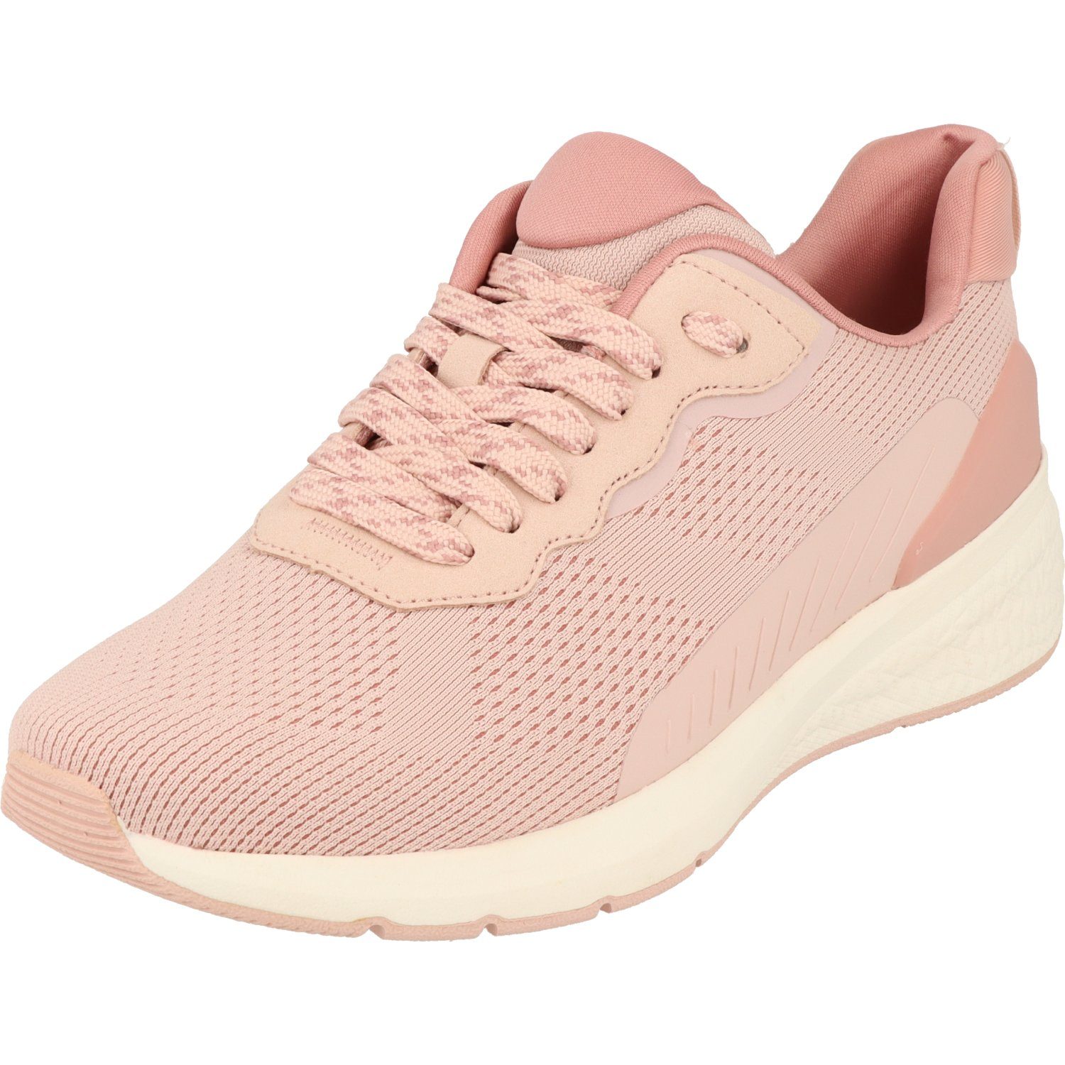 sportliche Schuhe 1-23705-20 Rose Tamaris Sneaker Light Damen Halbschuhe Schnürschuh