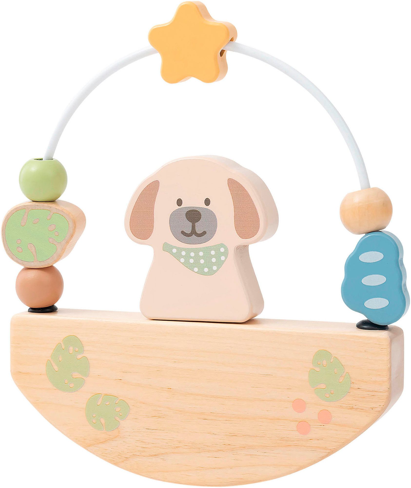 Sterntaler® Motorikschleife Hund Lucky Motorikwippe, FSC® - schützt Wald