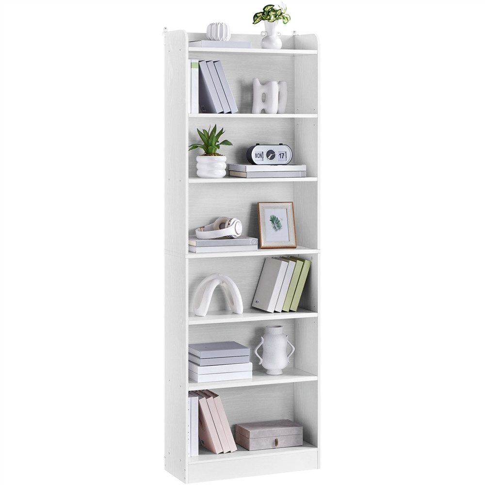 Yaheetech Bücherregal 180 cm H Standregal, 1-tlg., Schmales Regal Büchersch günstig online kaufen