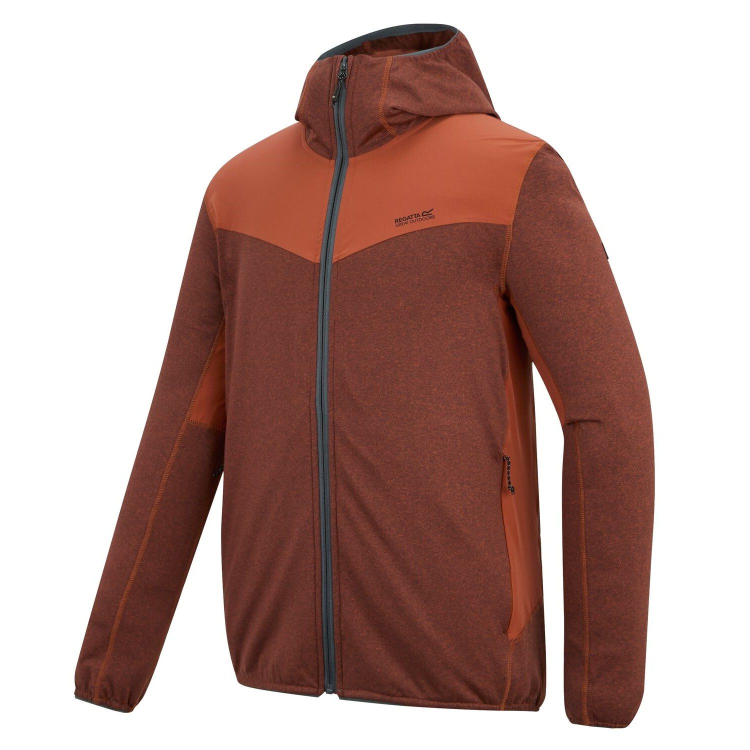 Strickfleecejacke Fleecejacke Finchdale mit Kapuze