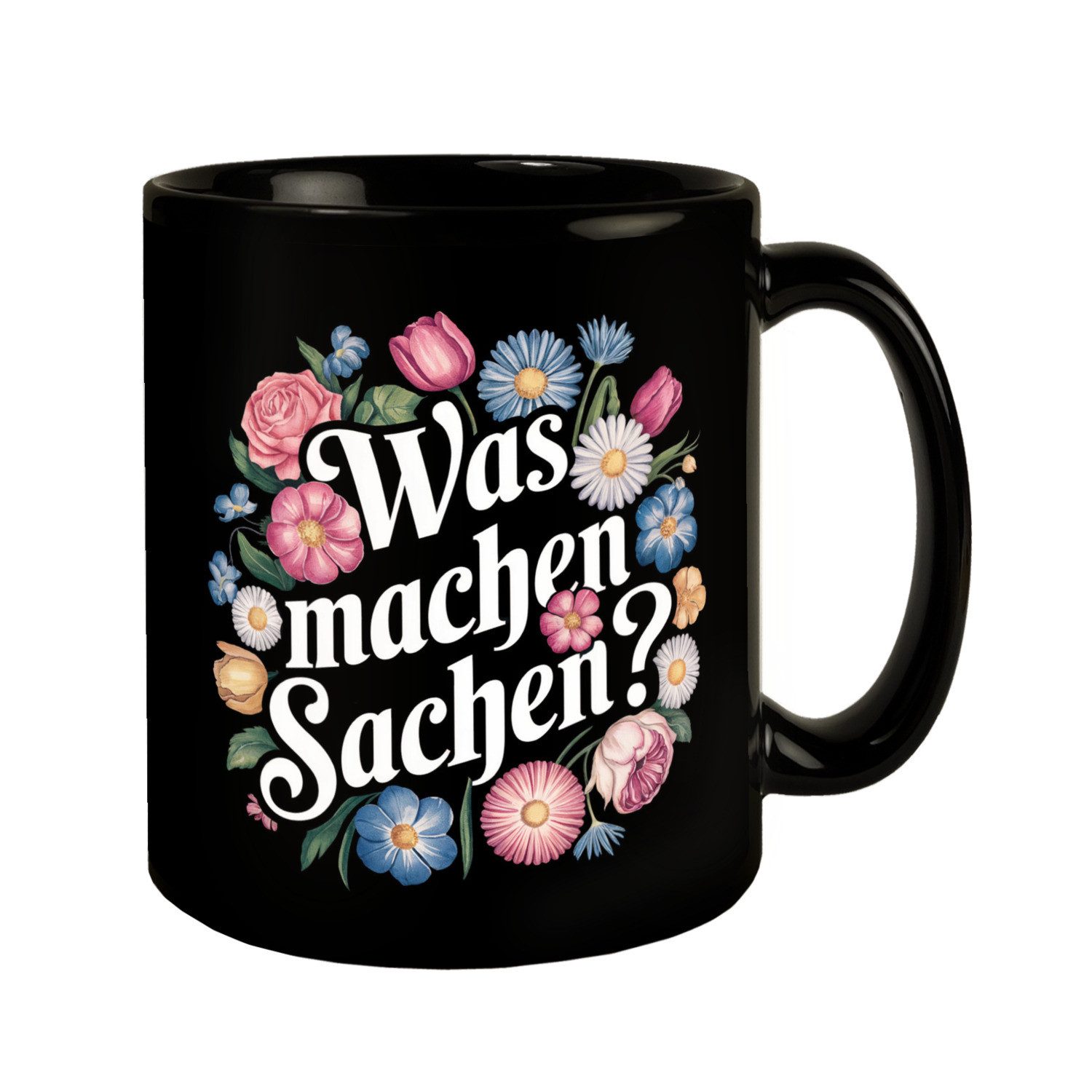 Tasse Was machen Sachen Blumensprache Tasse