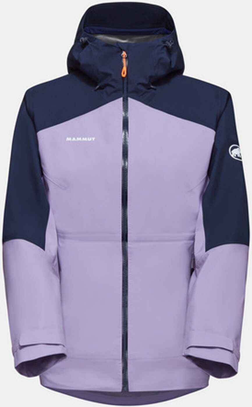 Mammut Regenjacke Convey Tour HS Hooded Damen Regenjacke lila/dunkelblau