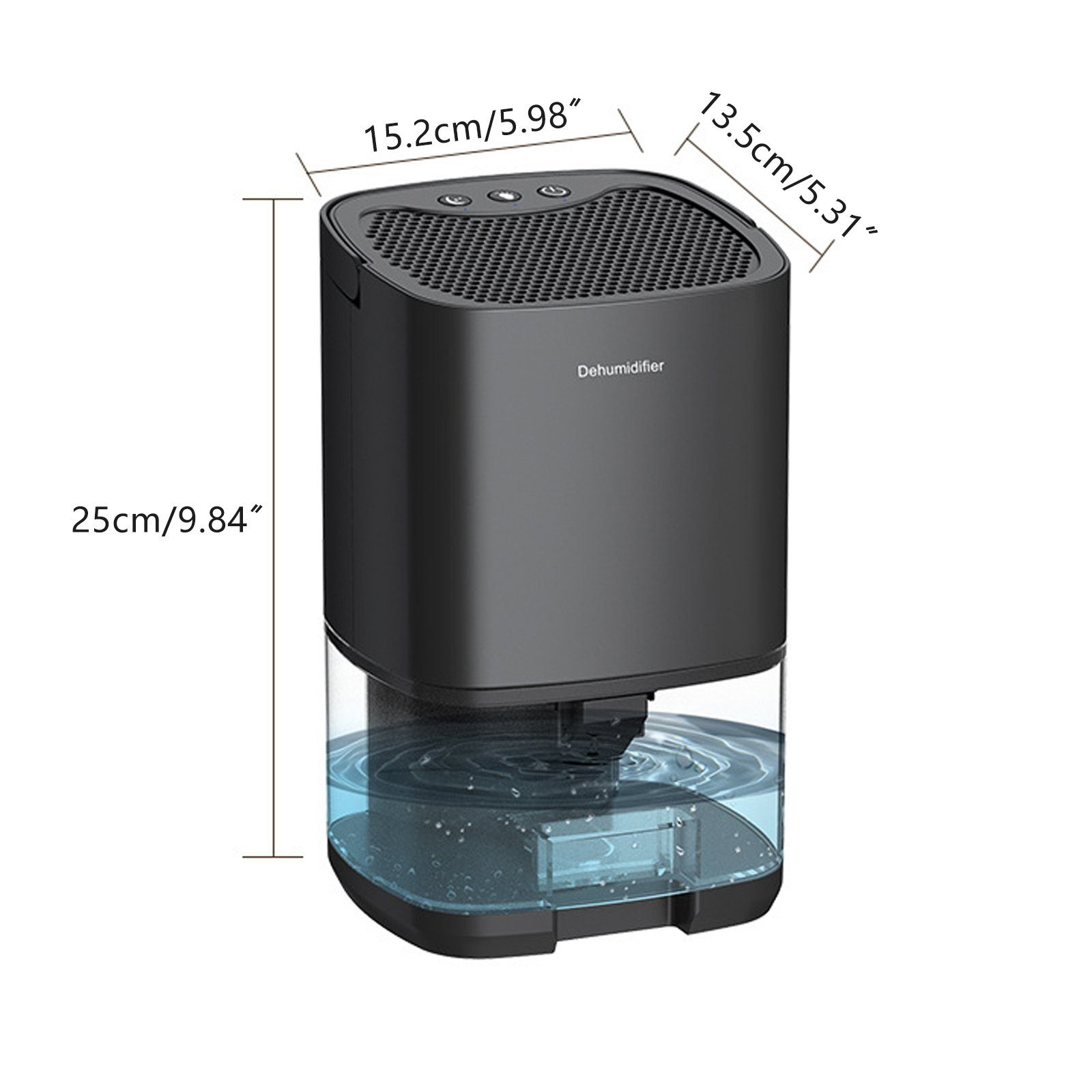 TWSOUL Luftentfeuchter Elektrischer, 1000ml Klein Luftentfeuchter, günstig online kaufen