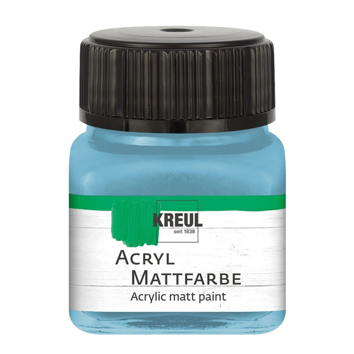 C. KREUL Acrylfarbe KREUL Acryl Mattfarbe bayrischblau 20ml Glas