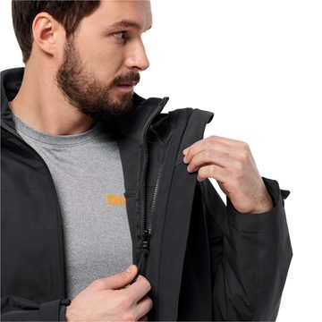 Jack Wolfskin 3-in-1-Funktionsjacke TAUBENBERG 3IN1 JKT M mit wasserabweisenden Reißverschlüssen