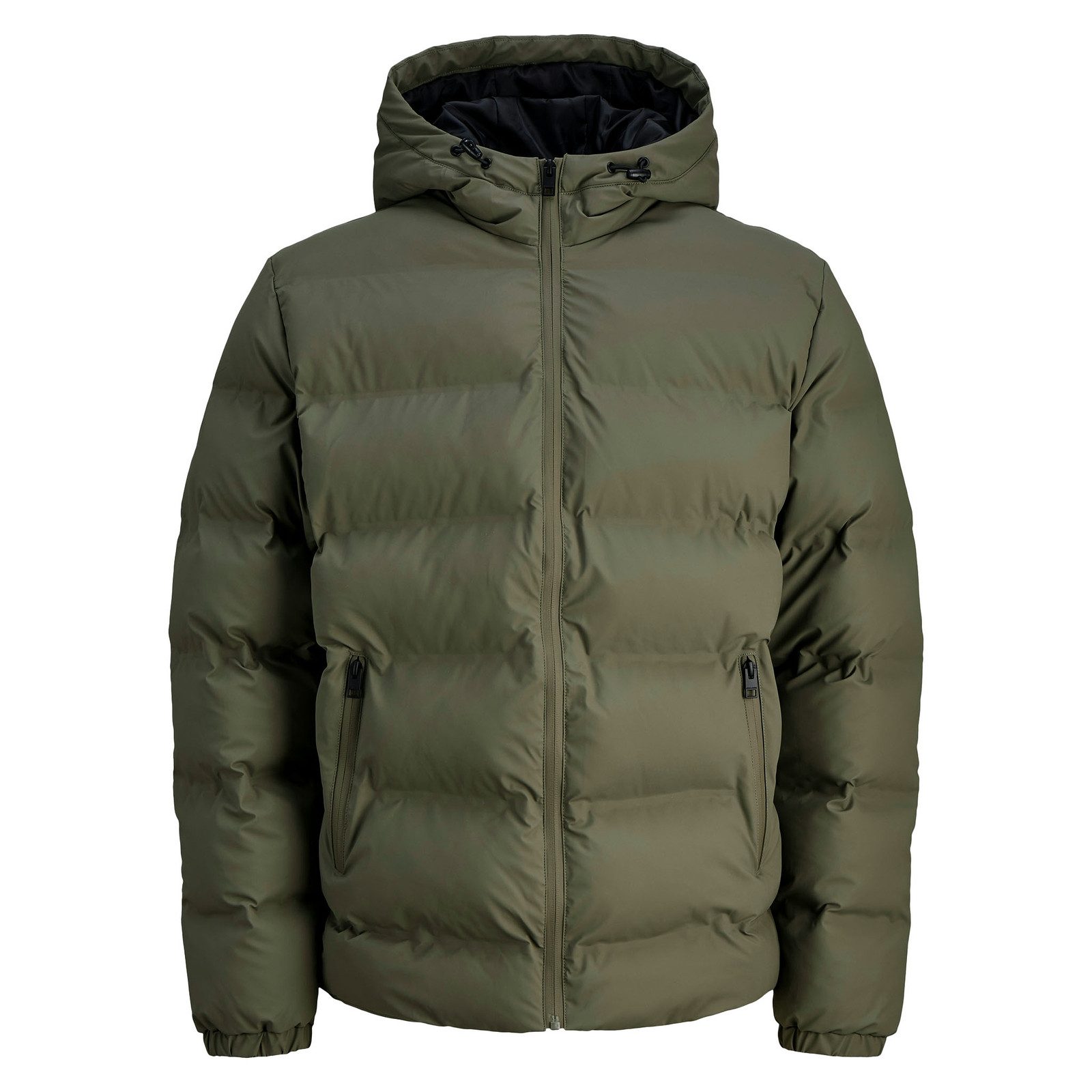 Jack & Jones Steppjacke Elements PU Puffer SN mit verstellbarer Kapuze