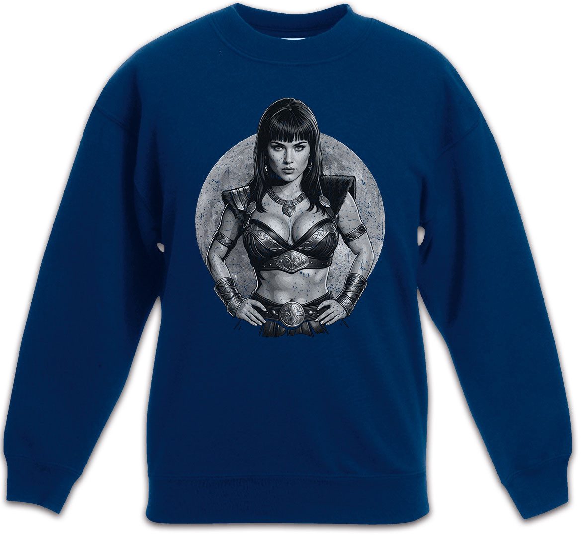 Sweatshirt Warrior Pricess Moon Kinderpullover Girl Barbarian Xena Woman Conan TV