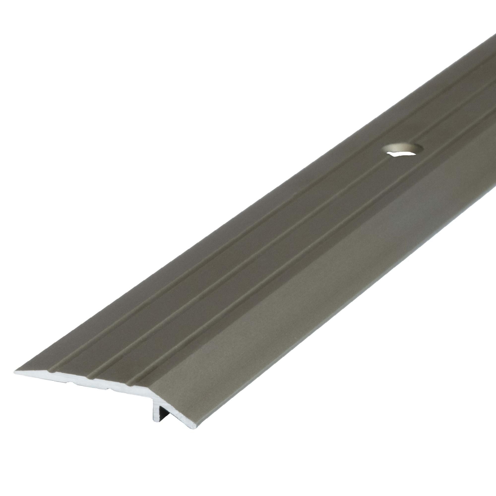 Dalsys Übergangsprofil Höhenausgleich aus Aluminium (90 cm x 30 mm, Champagner, 1-St), 3,5 mm Höhenausgleich, zum Schrauben, inkl. Befestigungsmaterial