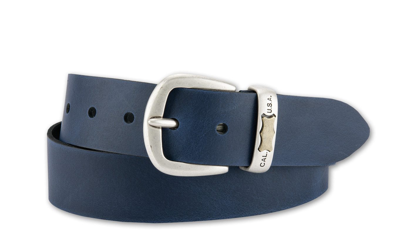 BERND GÖTZ Ledergürtel Ledergürtel mit Metallschlaufe aus Pull-up Rindleder