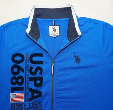U.S. Polo Assn Sweatjacke Jacke Sweatjacket Full Zip Polojacke mit (1-tlg)