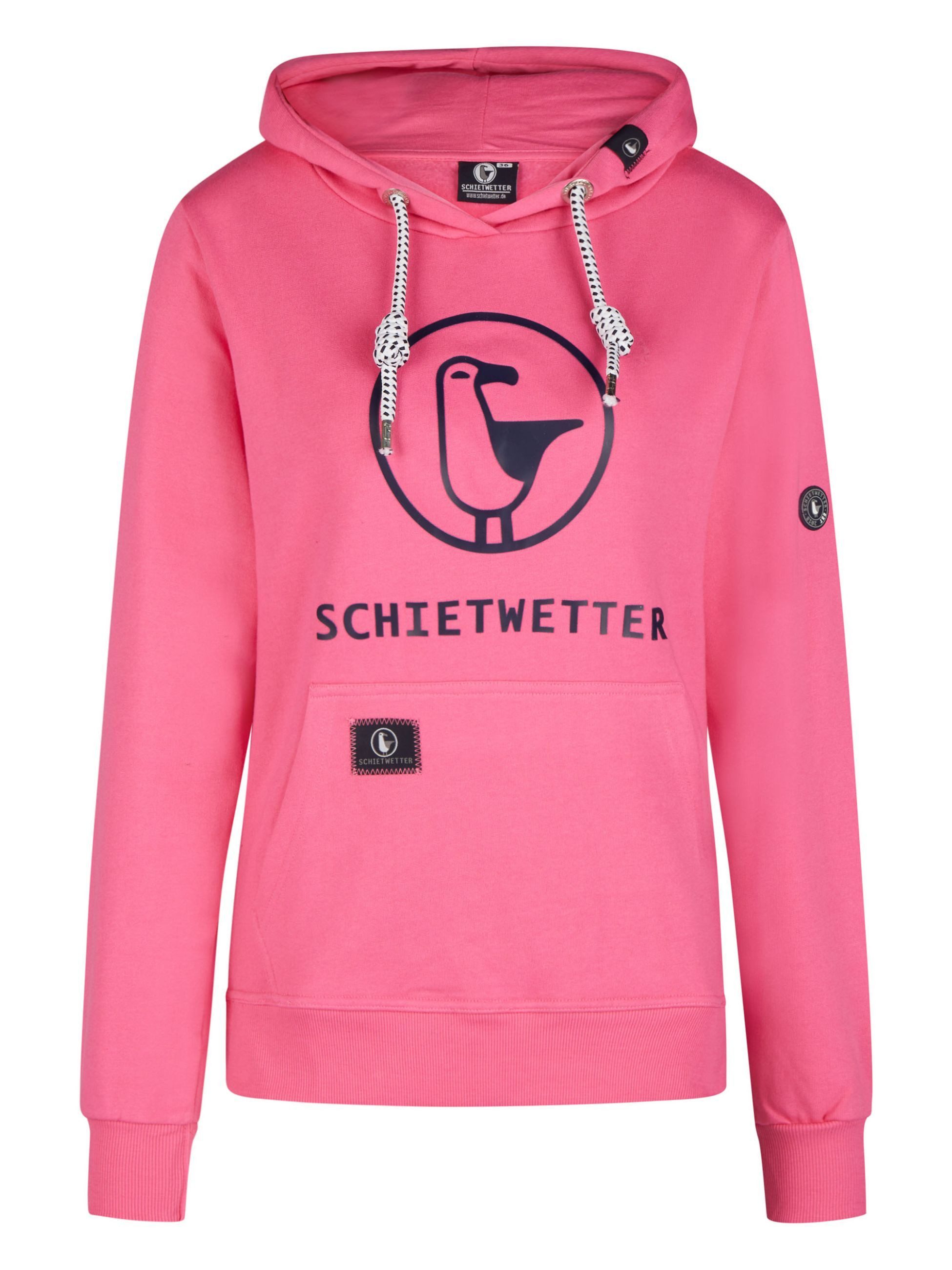 Schietwetter Kapuzenpullover Damen modisch, kuschelig