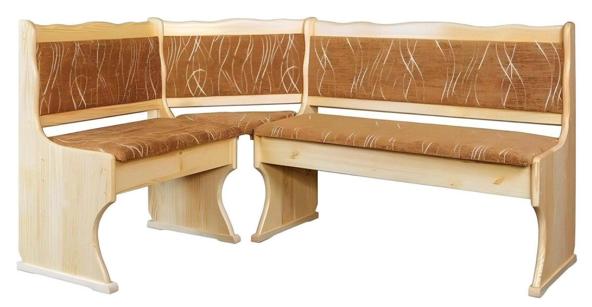 JVmoebel Eckbank Holzbank massive Bänke Küche Essbereich Ecksitz Echtholz Holz Möbel, Made in Europa