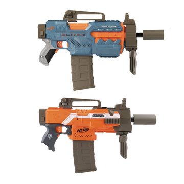 Blasterparts Blaster SMG-Kit 2: Silencer Gun, olive, SMG-Kit 2, olive: Das günstige Modding Kit mit geringen Bastelbedarf.