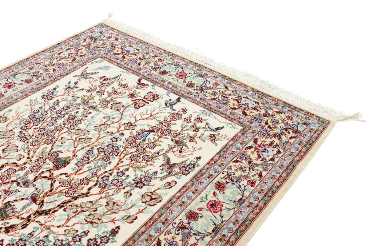 Isfahan Orientteppich Orientteppich, 150x230 Handgeknüpfter rechteckig, 6 Seidenkette Höhe: Nain Trading, mm