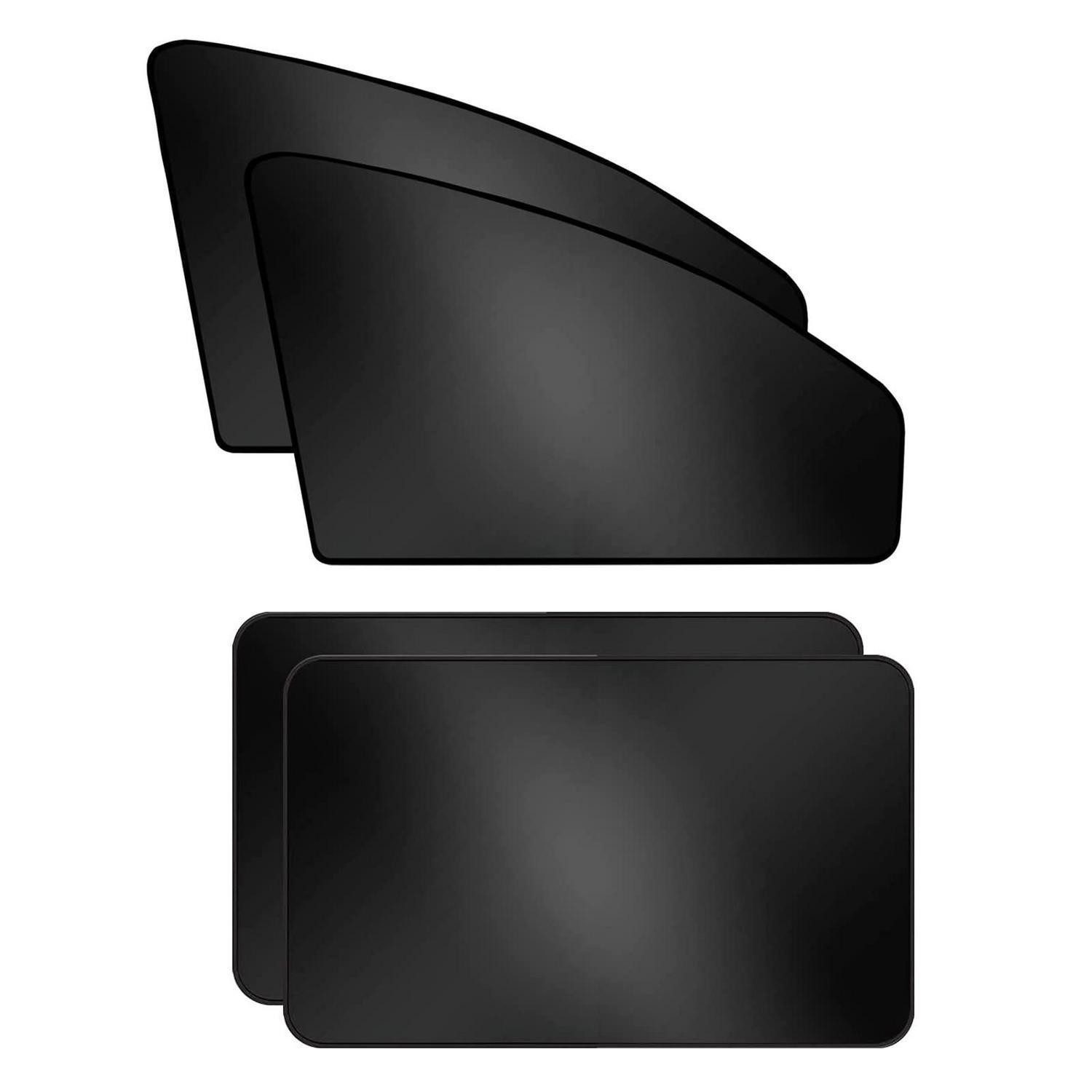 LuxusKollektion Autosonnenschutz Sonnenschutz Auto Seitenscheibe Sichtschutz Magnetisch UV 4 Stück, 50 x 0.1 cm, (4-St)