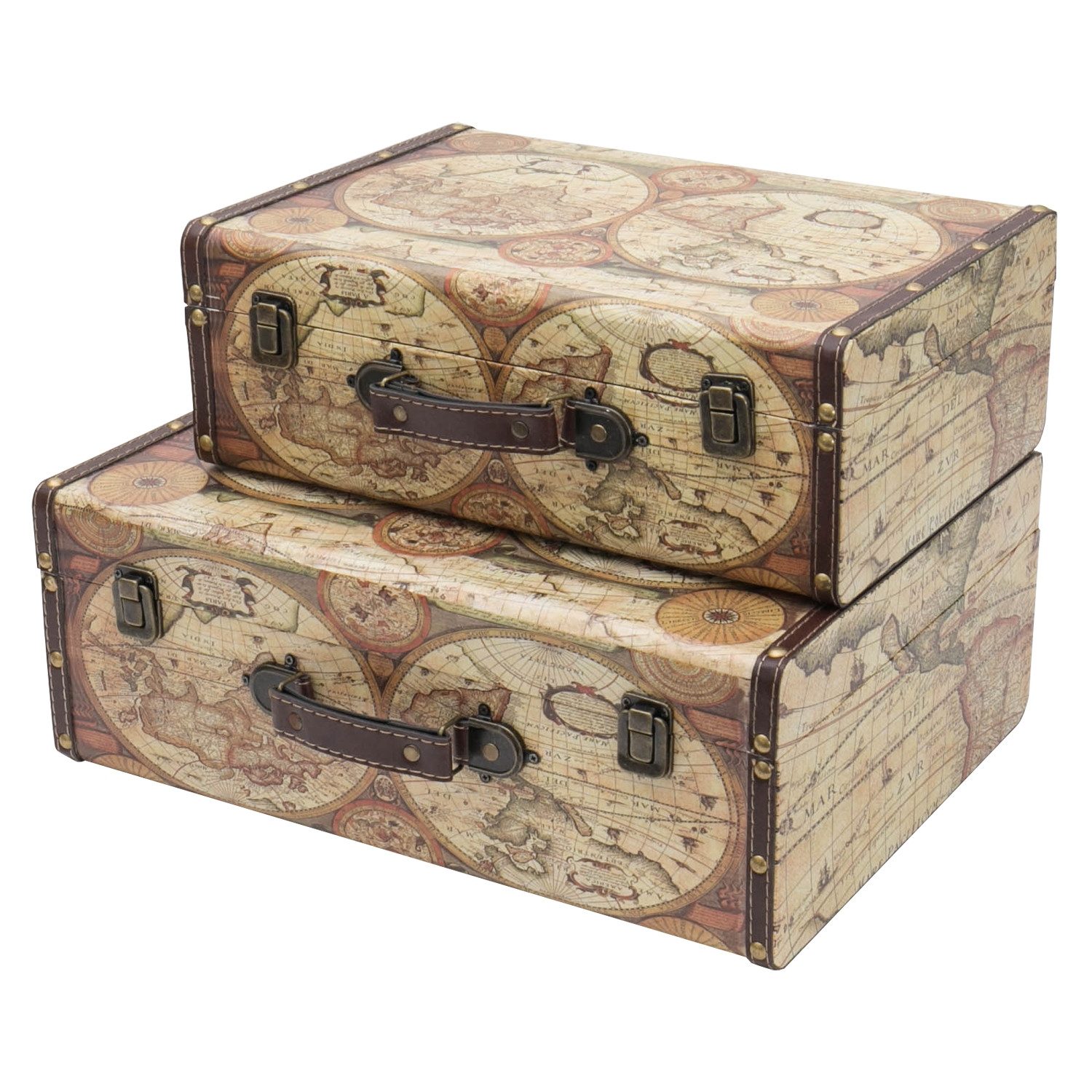 HMF Aufbewahrungsbox Handgefertigter Vintage Koffer aus günstig online kaufen