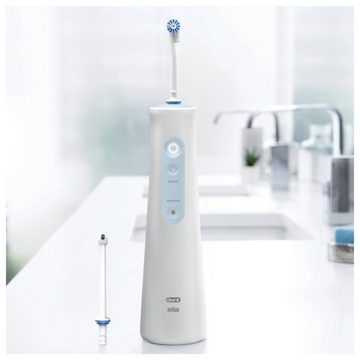 Oral-B Munddusche AquaCare 4, Aufsätze: 2 St., Kabellose mit Oxyjet-Technologie