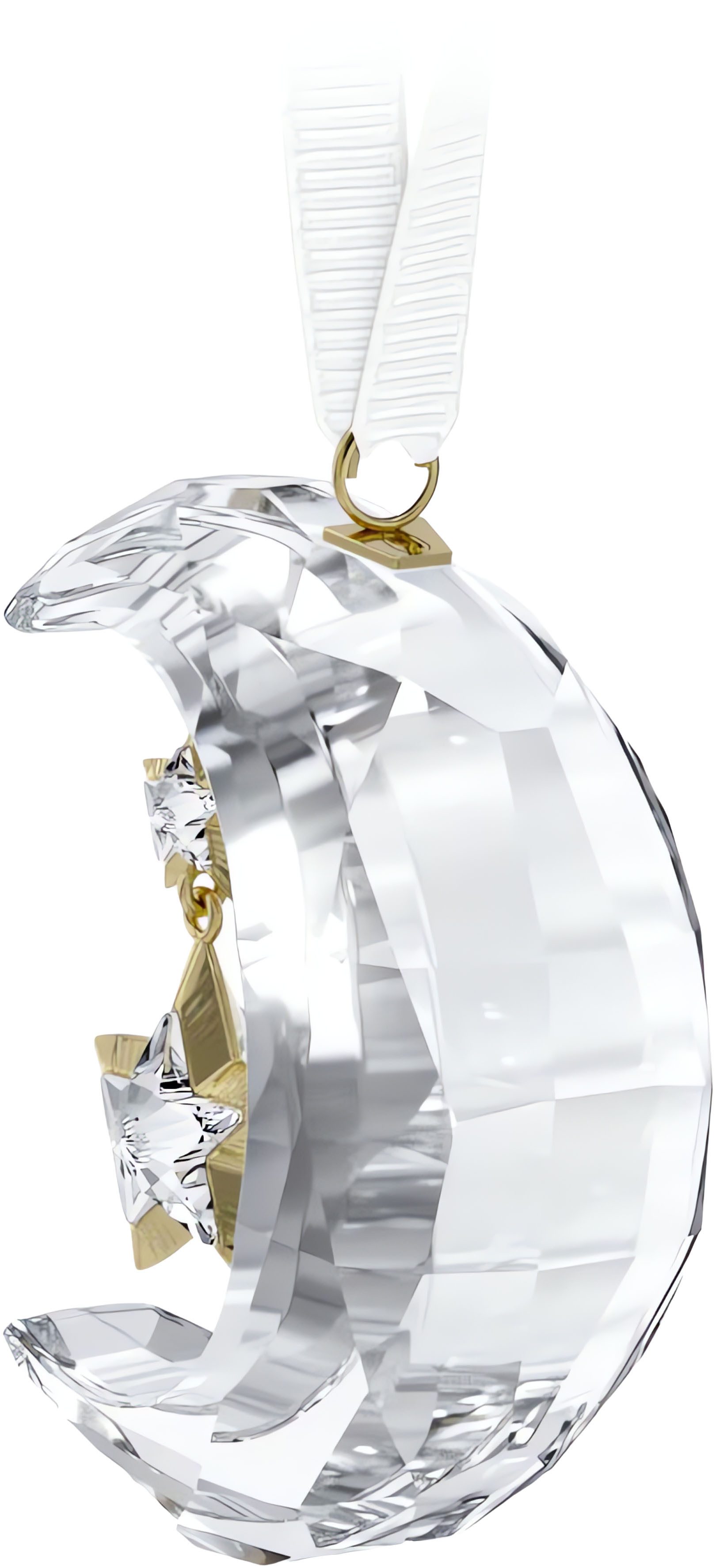 Swarovski Dekohänger Kristall Sammelfigur Holiday Magic Mond Ornament (1 St), Swarovski® Kristall