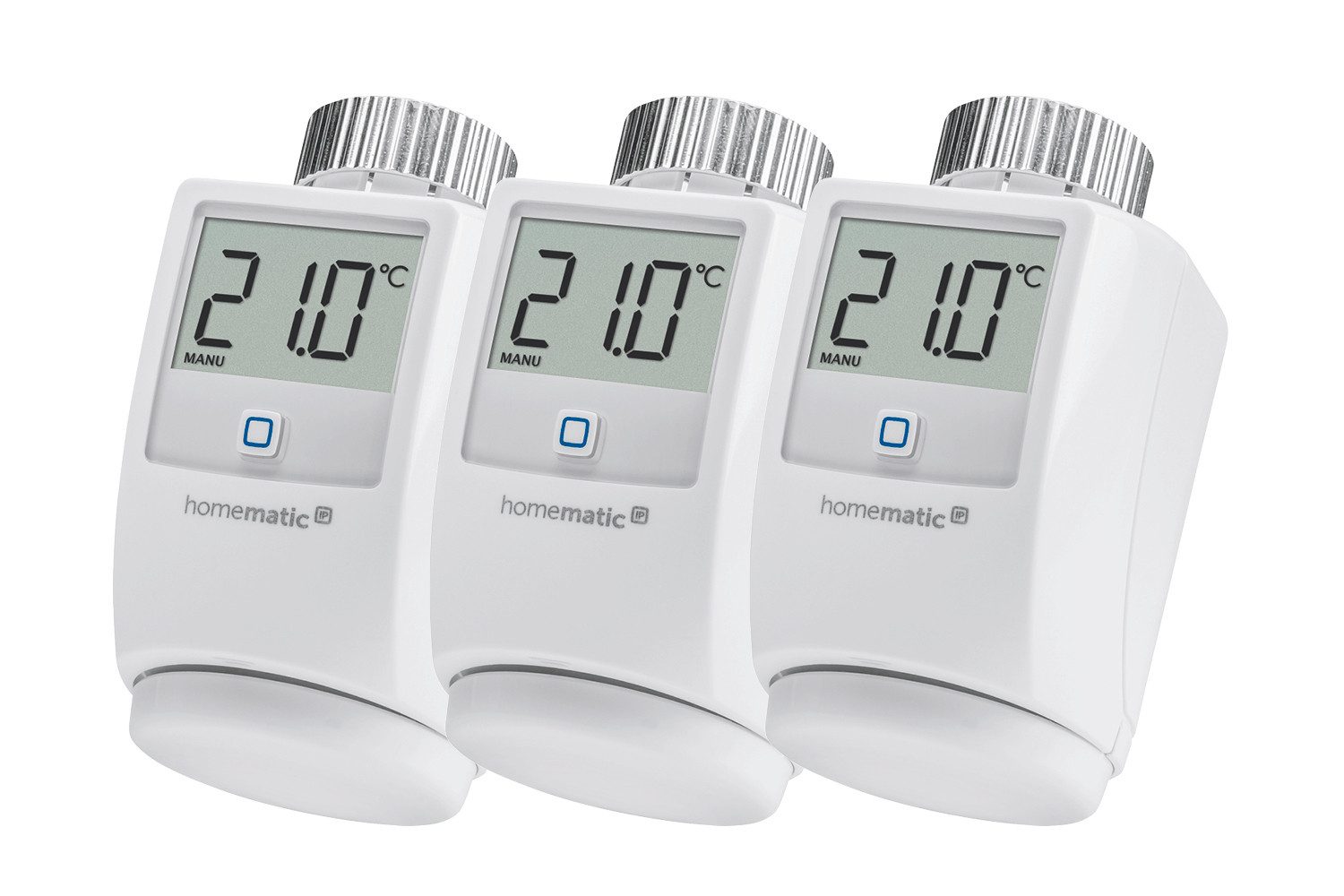Homematic IP Heizkörperthermostat Heizkörperthermostat 3er Set, (Set, 3 St) günstig online kaufen