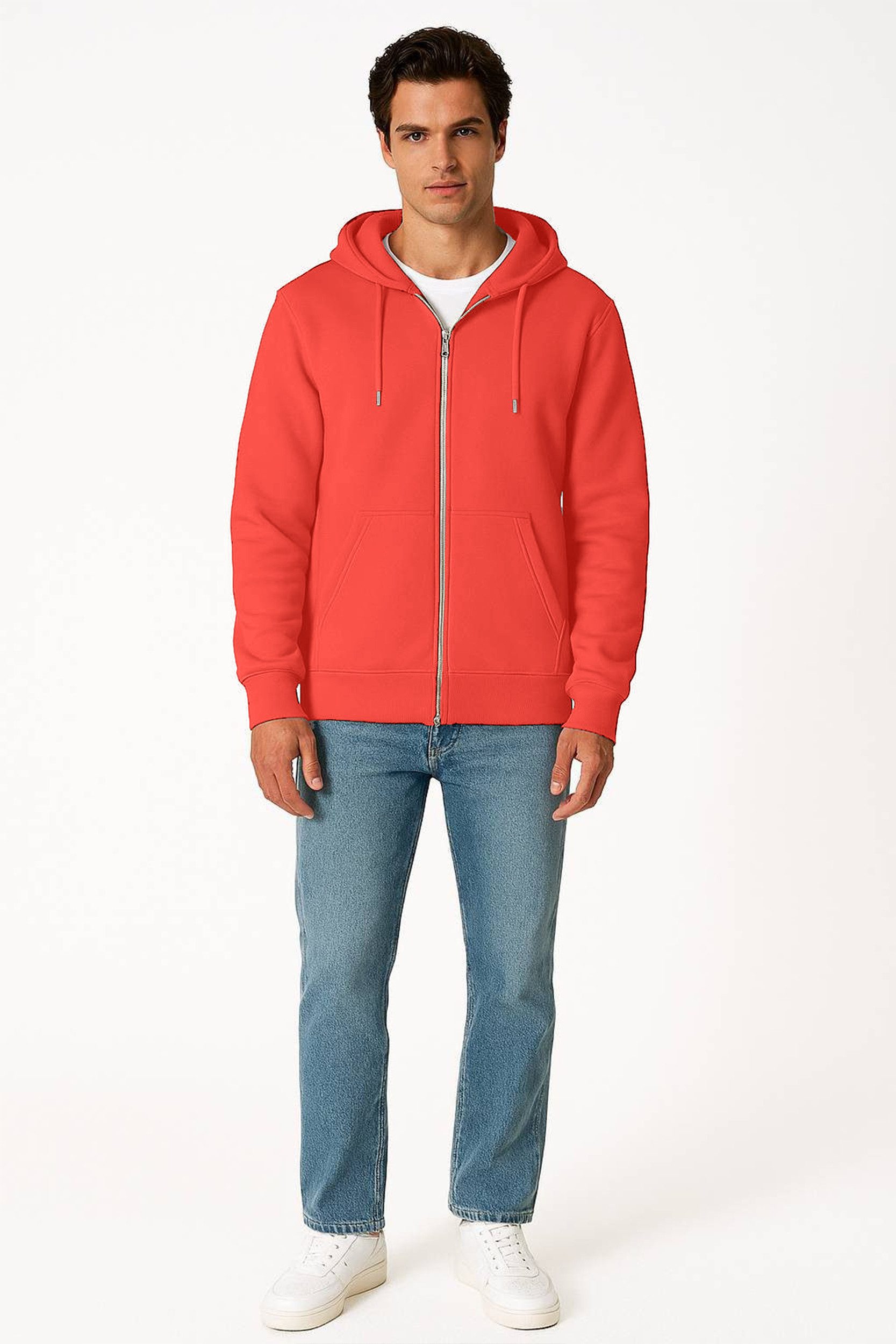 Smith & Solo Hoodie Herren - Sweatshirt mit Reißverschluss Zipper Sweatjacke Baumwollmix